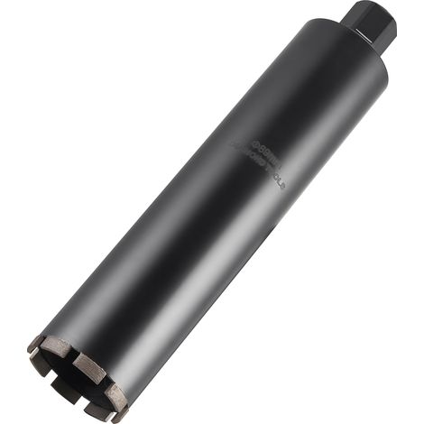 Mophorn Broca de diamante para perforación en húmedo, diámetro de 89 mm, profundidad de 356 mm, ideal para concreto reforzado, ladrillos y mampostería, dimensiones 412 x 89 x 89 mm