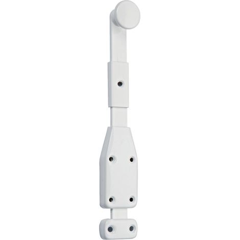 Verrou à plaquer 280mm époxy blanc 350+gache - MAP - MAP-280BLANC350
