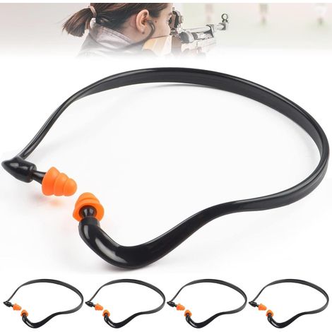 4 paires de bouchons d'oreilles antibruit pour sommeil et travail (1/5)