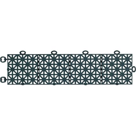 Barre de marquage grise anthracite épaisseur 12 mm Barre de marquage à dimensions 30 x 7,5 cm Barre en plastique idéal pour extérieur