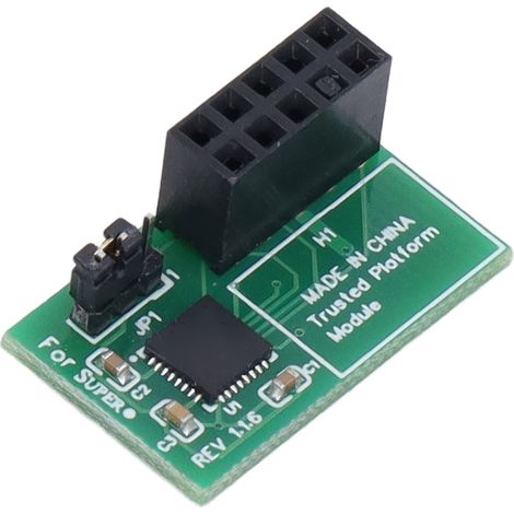 Module de sécurité 10 broches SPI pour carte à puce à distance, chiffrement sécurisé pour SuperMicro (1/5)