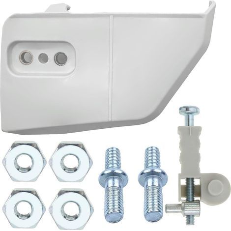 Hippotech Couvercle de pignon de chaîne avec tendeur et écrou pour tronçonneuse STIHL 017 018 021 023 025 MS170 MS180 MS210 MS230 MS250-Chrom (1/5)