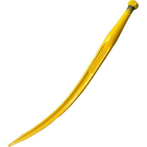 Gebogener Ladezinken, schließend, 680 mm (Krokodil) Waryński (1/2)