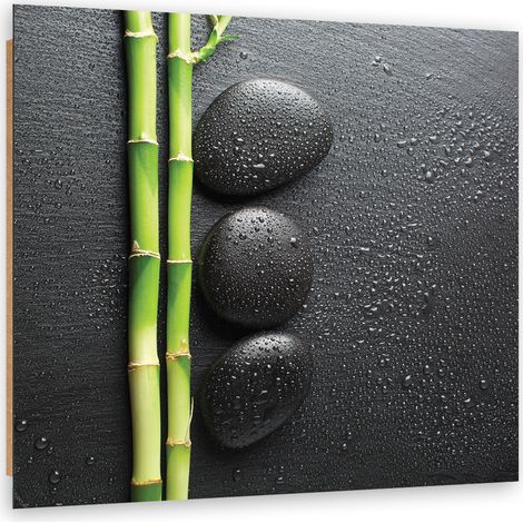 Quadro deco panel, Pietre di bambà¹ e zen - 30x30 (1/5)