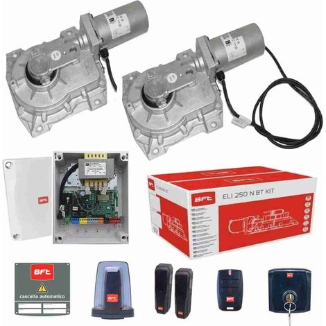 BFT – Kit de motorisation de portail 2618142 – Système enterré pour portails jusqu'à 300 kg – Opérateur électromécanique 24V – Installation discrète - R930158