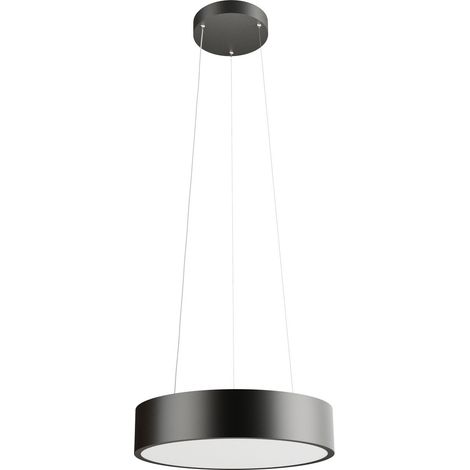 Plafoniera Sospesa TOT Beneito & Faure 40W 450mm 115º Tuya CCT 2600K-4000K dimmerabile Nero Opaco - Illuminazione Smart Design Moderno (1/5)