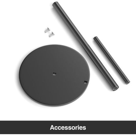 Support Pour Rouleau Essuie-Tout - Acier Inoxydable Noir Mat - Cuisine - 17 x 17 x 30 cm - 1 Pièce (1/5)