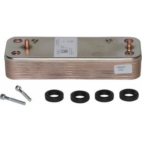 Echangeur sanitaire 14 plaques - DIFF pour De Dietrich Chappée : 711500500