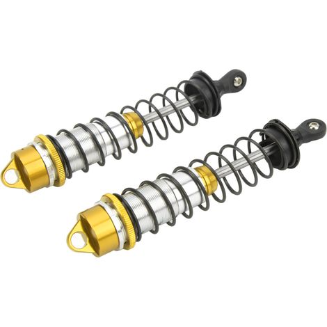 Amortisseur arrière professionnel en alliage d'aluminium pour voitures télécommandées RC, compatible avec les modèles RC des séries ARRMA 1/7 et 1/8, plaqué or. (1/5)