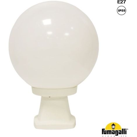 Lanterne sur pied extérieure à sphère opale FUMAGALLI - Blanc (1/5)
