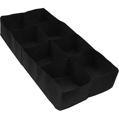 Pflanzbeutel Rechteckiger robuster Stoff Blumentopf mit 8