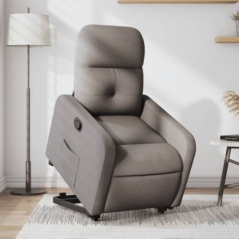 Fauteuil inclinable-Chaise de relaxation-Fauteuil Relax taupe tissu 842352 (1/5)