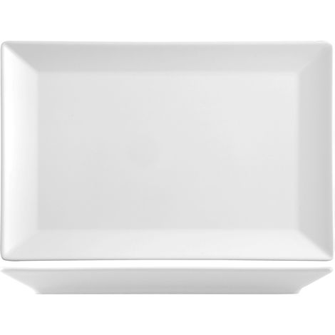 H&H Piatto STW Osaka Bianco Rett 34x22 (1/3)