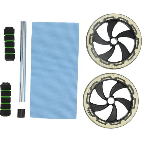 Roue abdominale de 200 mm à double roue antidérapante pour un entraînement ciblé des abdominaux. (1/5)