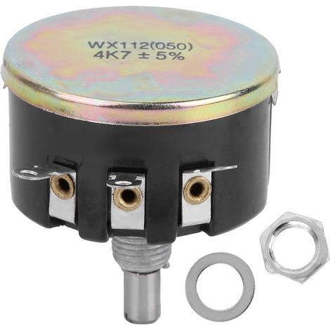 Single Circle Turn Wire Potentiometer Spiral Wx112(050) 4.7k Power 5w