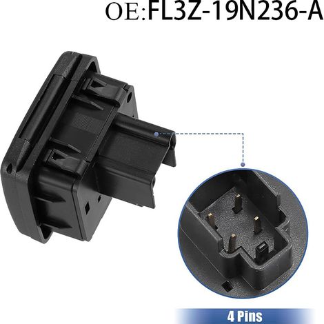 The FL3Z-19N236-A is suitable for Ford vehicles equipped with power converters and multimedia modules with USB interface. (1/4)