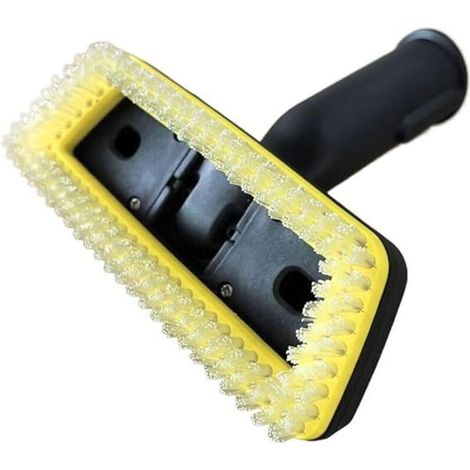 Brosse à Vapeur Amovible Remplacement pour Nettoyeur Karcher SC1-SC5/CTK1020 - Tête de Nettoyage Détachable avec Poils Nylon Haute Résistance (Transparent, 6x6 cm) (1/4)