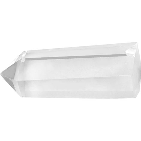 Baguettes de cristal de guérison - Pointes de quartz clair - Cristal naturel - Cristal de quartz naturel (5-6 cm) (1/5)