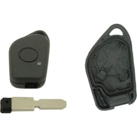 PSA19 - Coque de cle compatible Peugeot 1 bouton (1/2)