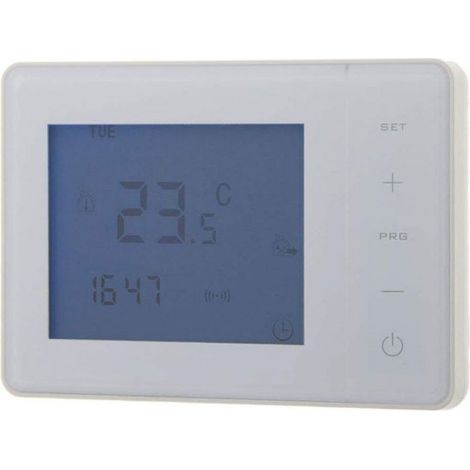 Thermostat programmable Filaire Blanc (1/3)