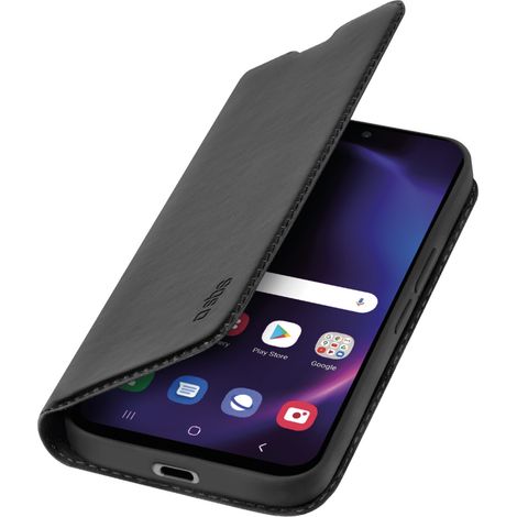 SBS TEBKLITESAS24PK coque de protection pour téléphones portables 17 cm (6.7") Étui avec portefeuille Noir