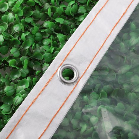 Transparente, wasserdichte PE-Plane, weißer Rand, 2 x 1,5 Meter, Regenschutz für den Außenbereich, ohne Seil (kompatibel mit Seil 210420QY02 oder Gummiband 210801YF32). (1/5)