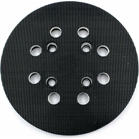Schleifteller für Bosch (Ø 125 mm, mittlere Härte) mit Zubehörsystem für PEX 300/400 AE / 4000 AE / Advanced Orbit 18 Exzenterschleifer, (1/5)