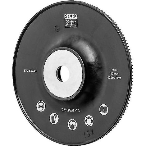 Plato  de  apoyo  H-GT  D.125mm  M14  c.tuerca  de  sujeción  PFERD (1/2)