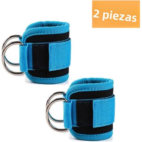 (2 pièces, modèle 4) Sangle d'entraînement pour les jambes et les hanches à visser avec support de genou réglable (1/5)