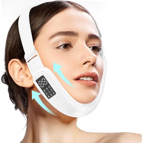 Electric double chin and V-face machine with 8 modes and 15 adjustable intensity levels - Smart double chin machine for V-face (1/5)