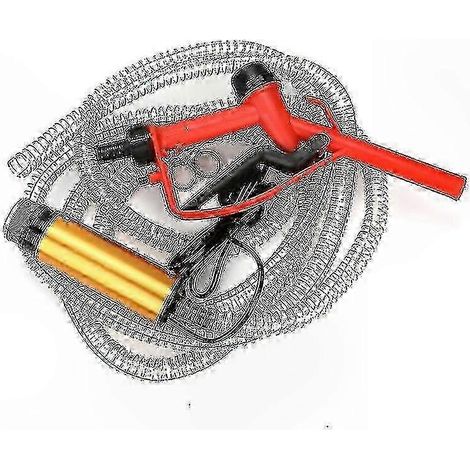 Pompe électrique submersible avec tuyau de 4 m, pompe à eau en acier inoxydable de 51 mm pour le transfert de carburant diesel, compatible 12 V, 24 V et 220 V. (1/5)
