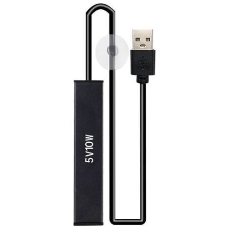 Tige Chauffante USB - Thermostat Pour Aquarium - Puissance 10 W - Réglable - Pour Eau Douce - 2 À 5 L (1/5)