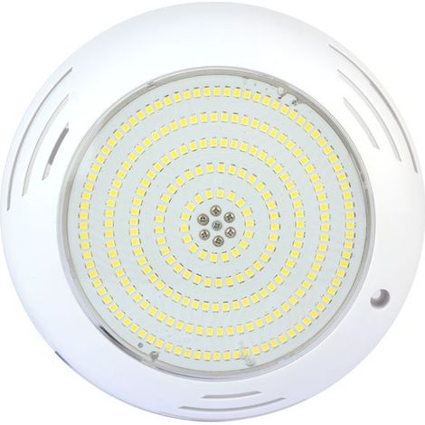 Projecteur 18W pour piscine hors sol en structure bois IP68 - blanc froid - diamètre 180 mm CREALYS (1/4)