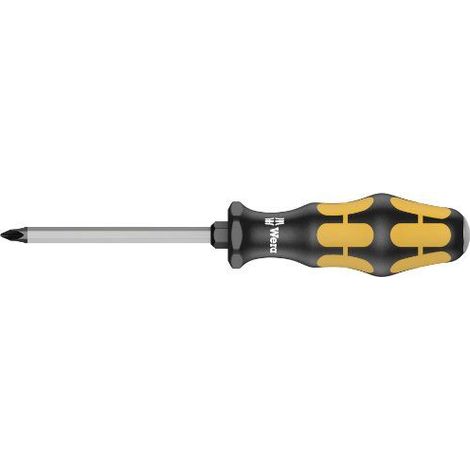 Wera 05100082001 918 SPZ SB Tournevis pour vis cruciformes PZ, PZ 3 x 150 mm, Noir/jaune