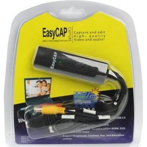 EasyCap USB – USB 2.0 Video- und Audioaufnahmestick (1/5)