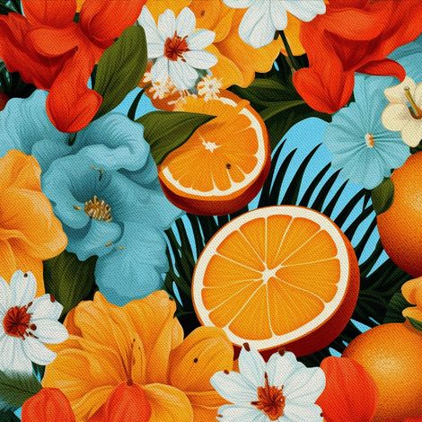 Tela decorativa para exteriores Oxford - Motivo frutal DX6496 (1/5)