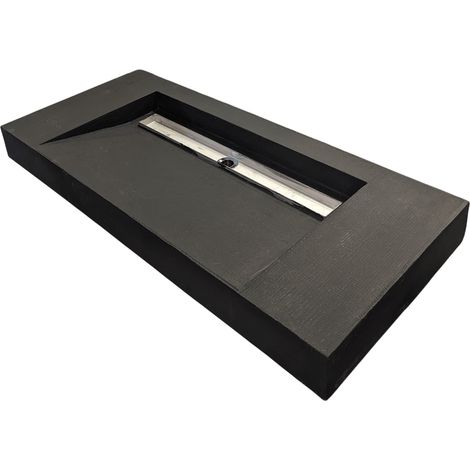 Vasque à encastrer prête à carreler Vitech 1170 × 520 × 110 mm fournis avec siphon et grille pour salle de bains