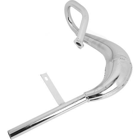40 mm Durchmesser Motorradschalldämpfer aus Aluminiumlegierung, Auspuffrohr zur Geräuschreduzierung für E-Bikes mit Dichtung, silberfarben (1/5)