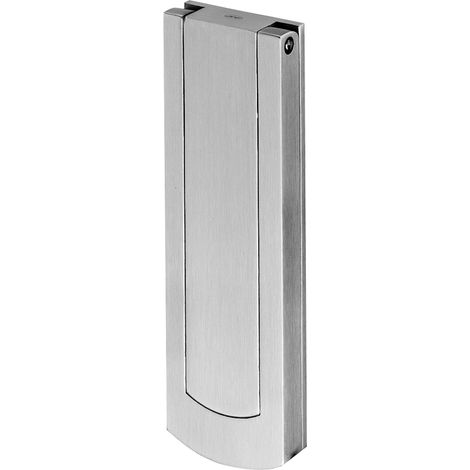 Heurtoir de porte - Epaisseur : 17 mm - Décor : Satiné - Hauteur : 150 mm - Largeur : 50 mm - Matériau : Inox 304 - ITAR (1/3)