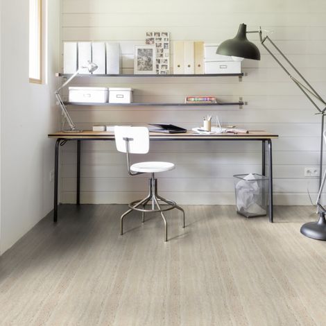 Gerflor – Dalle de sol PVC adhésive effet pierre travertin – 2.22 m² – Auto-adhésive et étanche – Pour pièces humides et supports lisses