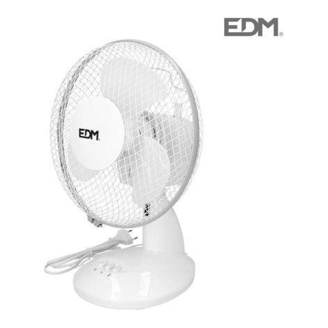 Ventilador de mesa blanco Potencia: 25w Palas: ø23x36cm Edm (1/5)