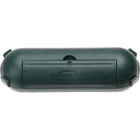 Boîtier de protection IP54 pour rallonges électriques de jardin - Vert (1/3)