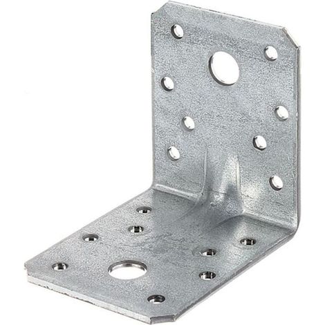 Lot de 12 équerres Galvanisé GAH , 70x70x55 mm (1/4)