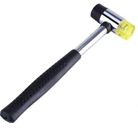 Steel Ring Sizing Mandrel, Nylon Head Hammer Set, Stainless Steel Jewelry Making Training Tool (1/5)