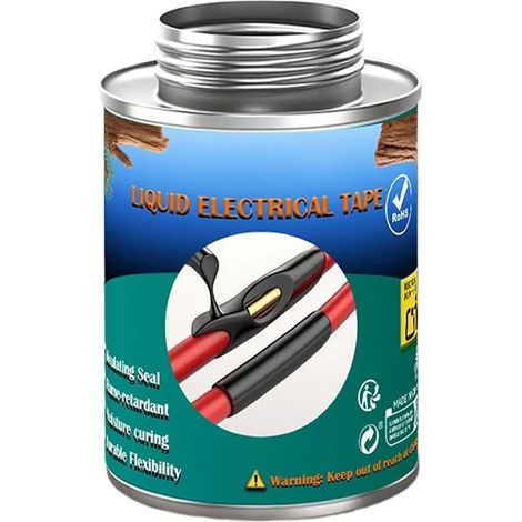 Cinta Líquida Eléctrica 130ml De Secado Rápido Imperméable (1/5)
