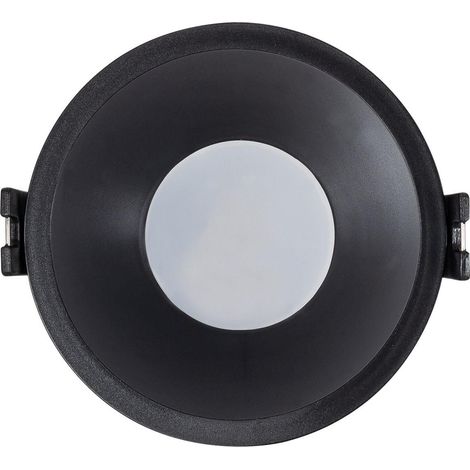 Foco Downlight Cónico GU10 6W Corte Ø 85 mm PC No Flicker 4000K Blanco Blanco Neutro