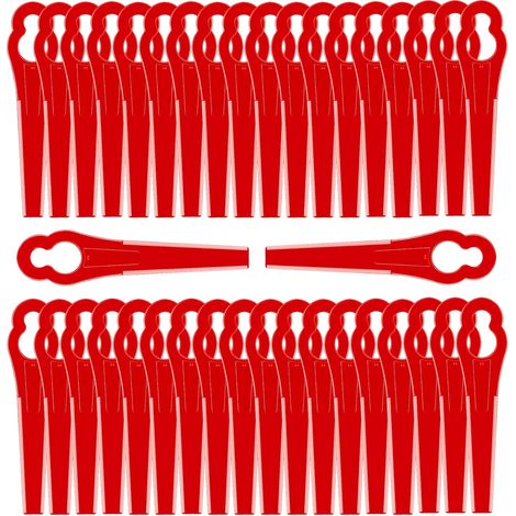 150 Lames De Tondeuse, Plastique ABS, 83mm, Trou 12mm Et 7mm, Pour Jardin Et Pelouse