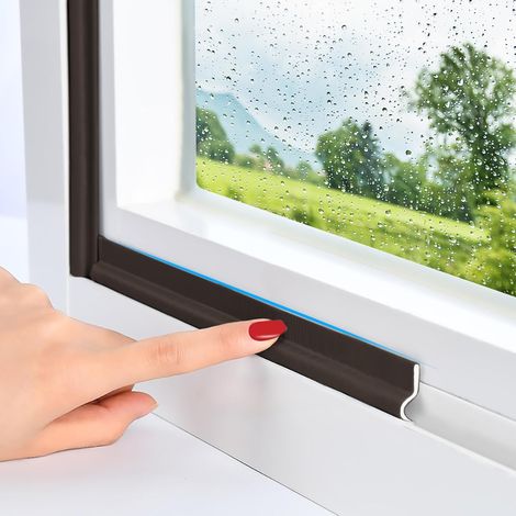 Braune 236 Zoll/6 m Fensterzugluftdichtung, selbstklebende Türdämmung