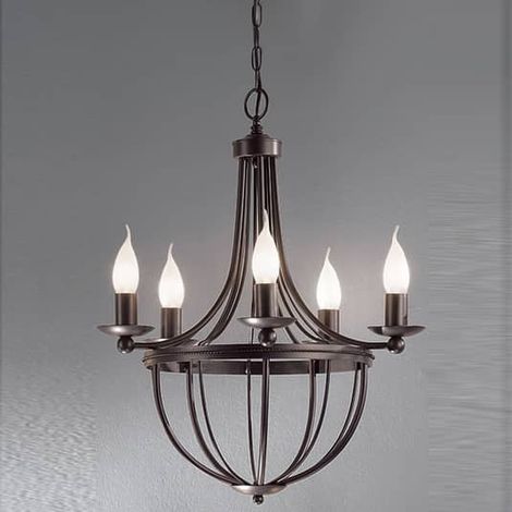 [GEBRAUCHT] Kögl Kronleuchter Azienda Pendeleichte Hängeleuchte Deko Deckenlampe E14 5 Flg B-Ware