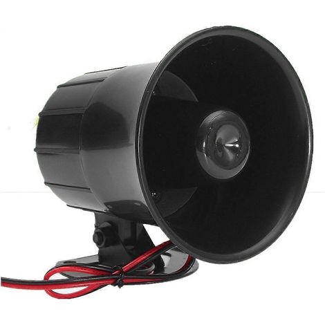 12V 20W Elektrische Sirene mit Lautsprecher für Pkw, Lkw, Wohnmobile und Transporter – lauter Alarm (1/5)